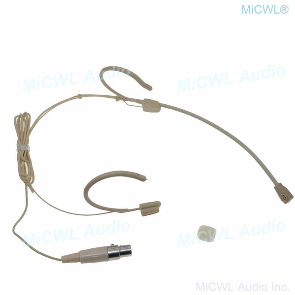 New Generation Unidirectional Earset Headset Microphone For Shure Wireless BeltPack Transmitter Cardioid Mic TA4F mini