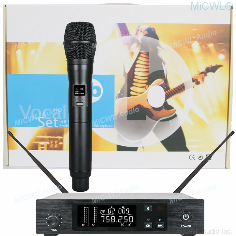 New QLXD4 High Quality UHF Profeesional Wireless Microphone System Beta58 Dual Stage Performances Radio Microfones - MiCWL Audio Inc