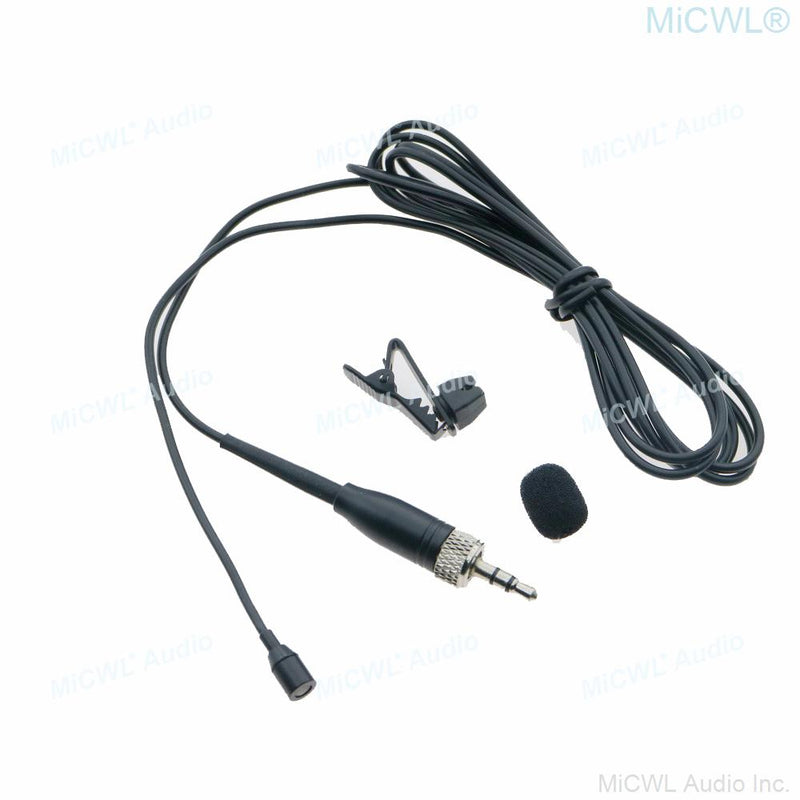 Tie Clip Lavalier Microphone For Sennheiser Mic G2 G3 G4 Wireless BeltPack Transmitter 1.2m Strong Cable MiCWL BL320