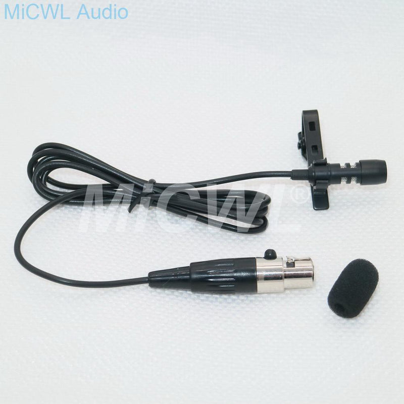 Omni-directional Lavalier Lapel Microphone Collar Clip Tie Condenser Conference  For Sennheiser Shure AKG Audio Technica