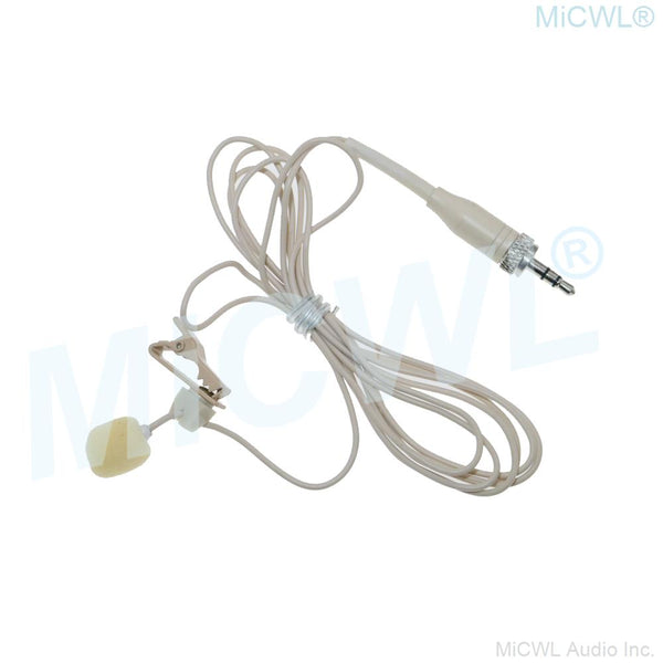 Promotion Micro Lavalier Tie Clip Microphone For Sennheiser G2 G3 G4 Wireless Mic BeltPack Transmitter Beige Color