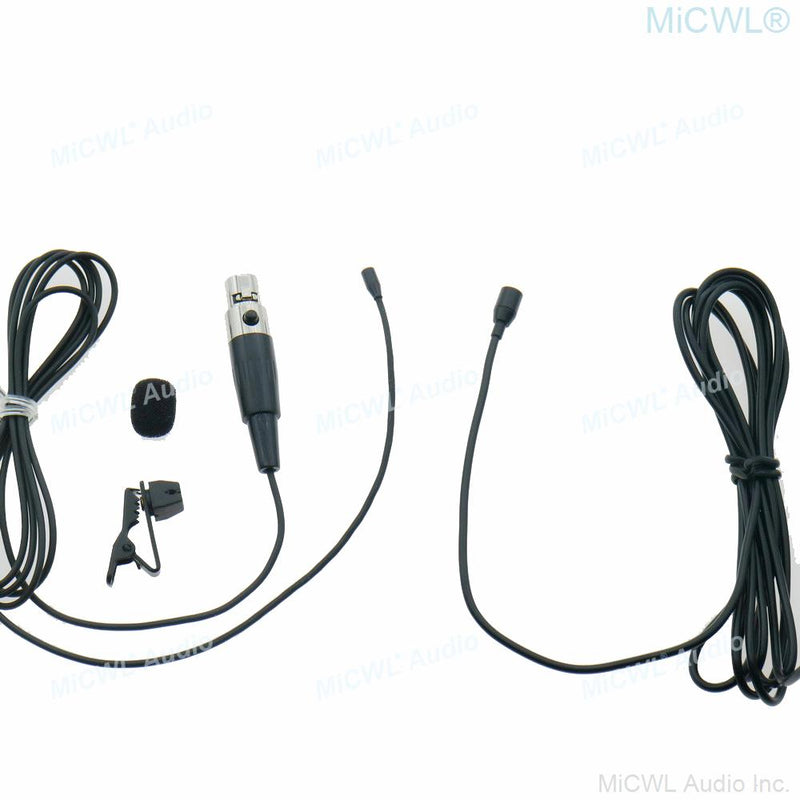 Super Miniature Hidden Clip-On Lavalier Microphones For Shure ULX SLX PGX GLX QLX KCX Wireless Mic System Mini TA4F