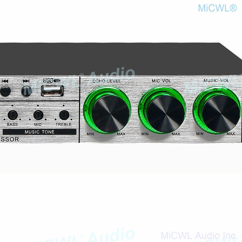 Professional Effector Audio Effects Processor Wireless Wired Microphone USB Digital Sound PreAmps X8 - MiCWL Audio Inc