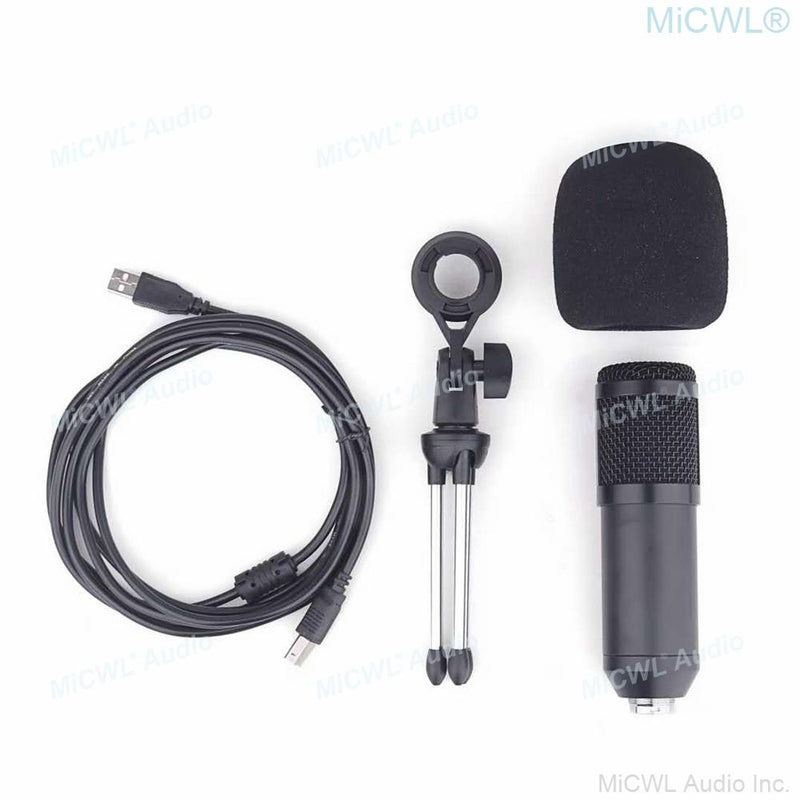 Top Quality USB Microphone Laptop PC Studio Recording Live Karaoke Condenser Table Microphones BM800