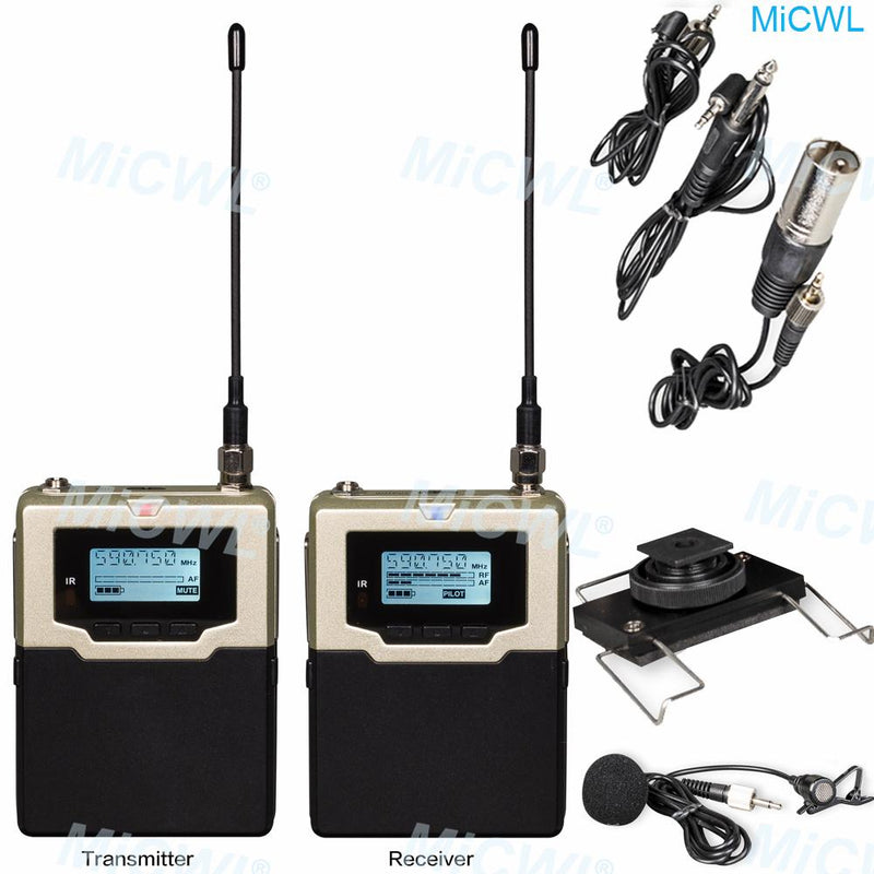 UWP-V1 Digital Wireless Lavalier Microphone System for Canan Sony Panasonic DSLR Video Camera DV Pro Studio - MiCWL Audio Inc