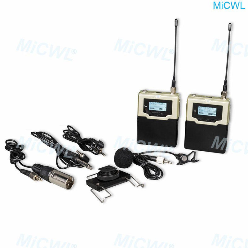 UWP-V1 Digital Wireless Lavalier Microphone System for Canan Sony Panasonic DSLR Video Camera DV Pro Studio - MiCWL Audio Inc