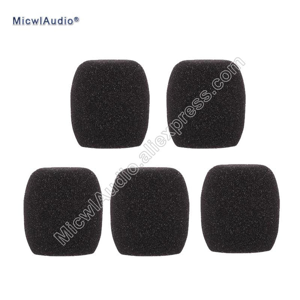 5pcs Windscreen Sponge Tight Foam Cover for Shure E845 E835 SM57 58 Beta57 Beta58 Wired Wireless Handheld Microphone