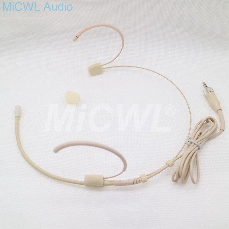 High-Quality Condenser Dual Hook Headset Microphone Omni-directional Headset Microphone For Sennheiser