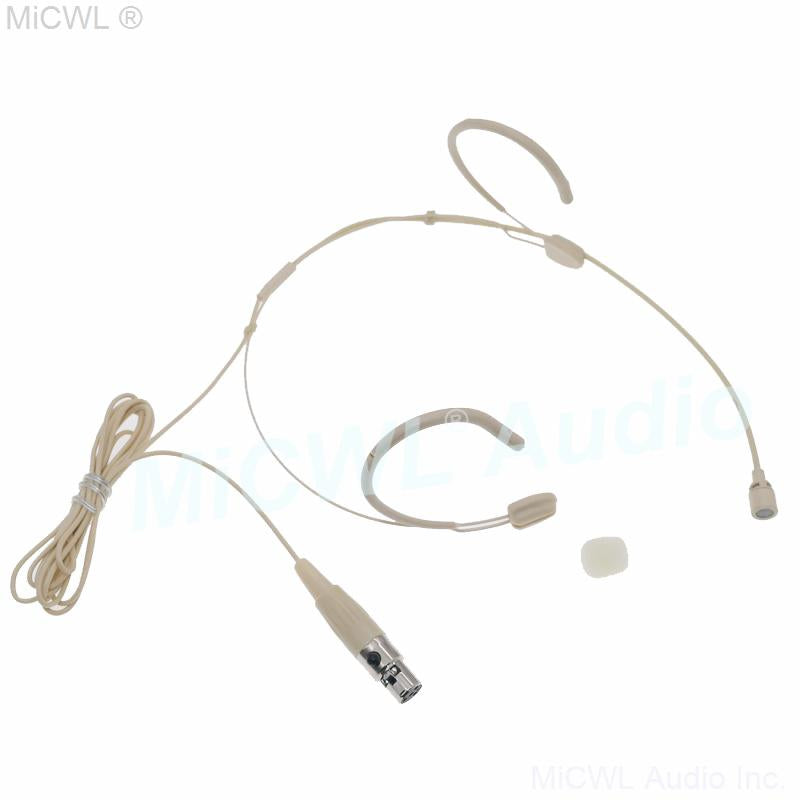 CS98 Earset Hook Headset Cardioid Microphone for Shure SLXD PGX SLX ULX QLX GLX Wireless BeltPack Face Head Mics