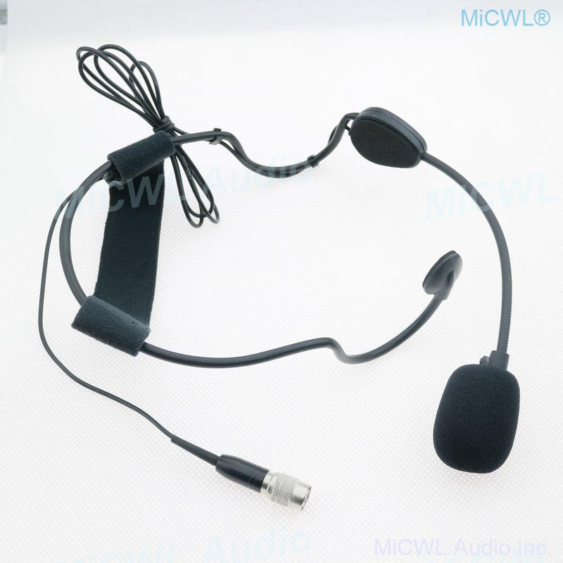 MiCWL ME3 Dynamic Head wear Microphone for Audio-Technica ATW MKE3 Wireless Headset Mics Hirose 4Pin