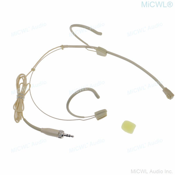 New Beige Earset Hook Headset Microphone For Sennheiser G2 G3 G4 Wireless BeltPack Transmitter Unidirectional Mics