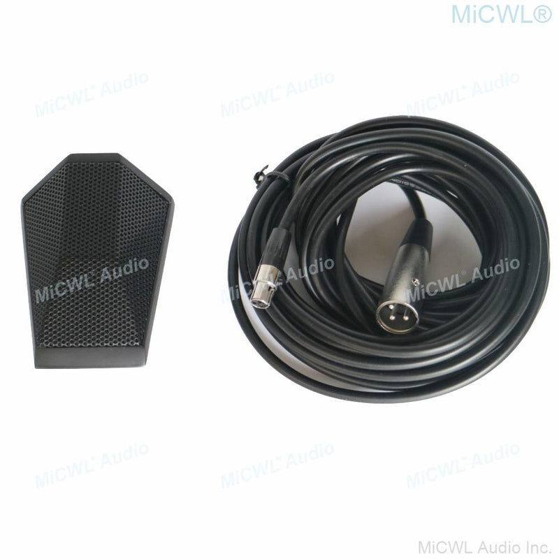 Professional MXA350 Tabletop Cardioid Microphone Meeting Broadcasting Teaching Interface XLR Phantom Power Condenser Mic 6m Wire - MiCWL Audio Inc