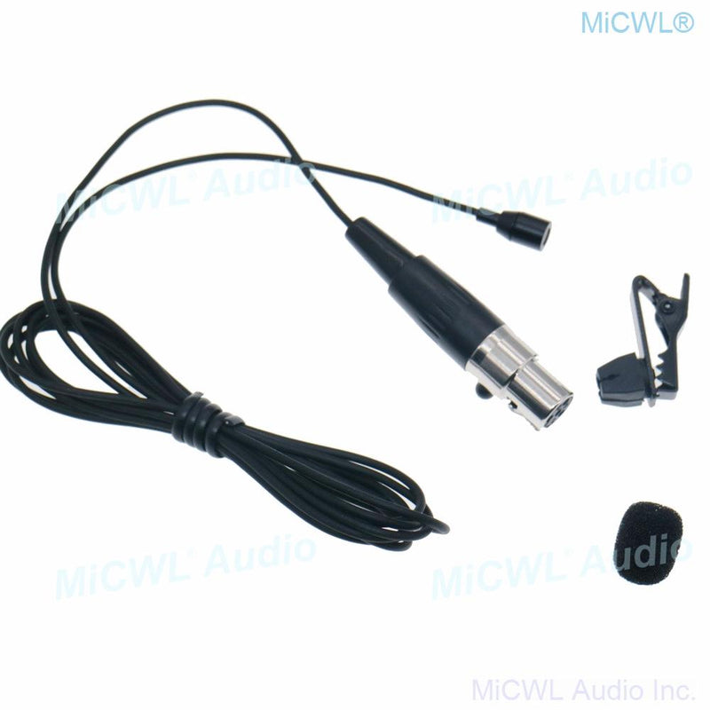 ME5 Mini Tie Clip Lavalier Audio Microphone for AKG Samson Gemini TA3F 3Pin mini Wireless Lapel BeltBoday System