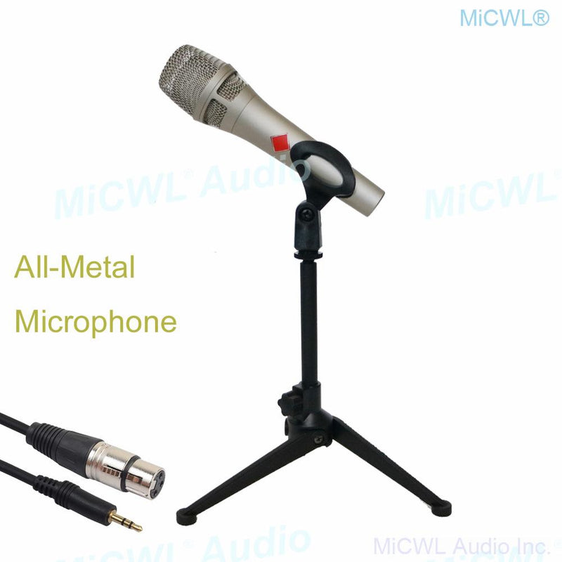 Pro KMS105 Condenser Live Microphone Metal 48V Phantom Power KMS 105 Voice Karaoke Internet Live Mics with Desktop Support