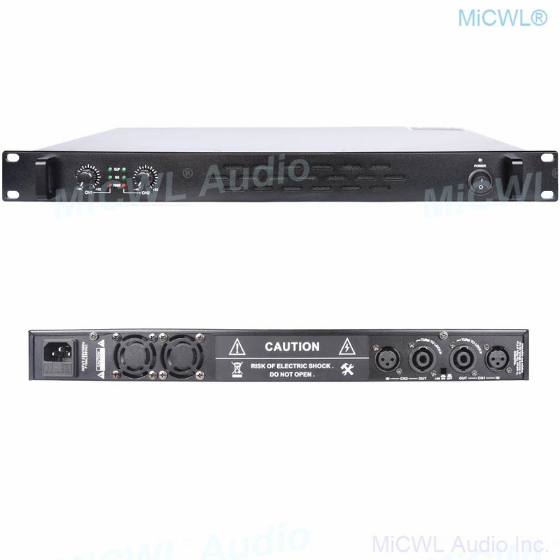 MiCWL Audio 2 4 Channel 5200W Digital Power Amplifier Karaoke Stage Studio Audio Microphones Speaker AMP Amplifier New Design - MiCWL Audio Inc