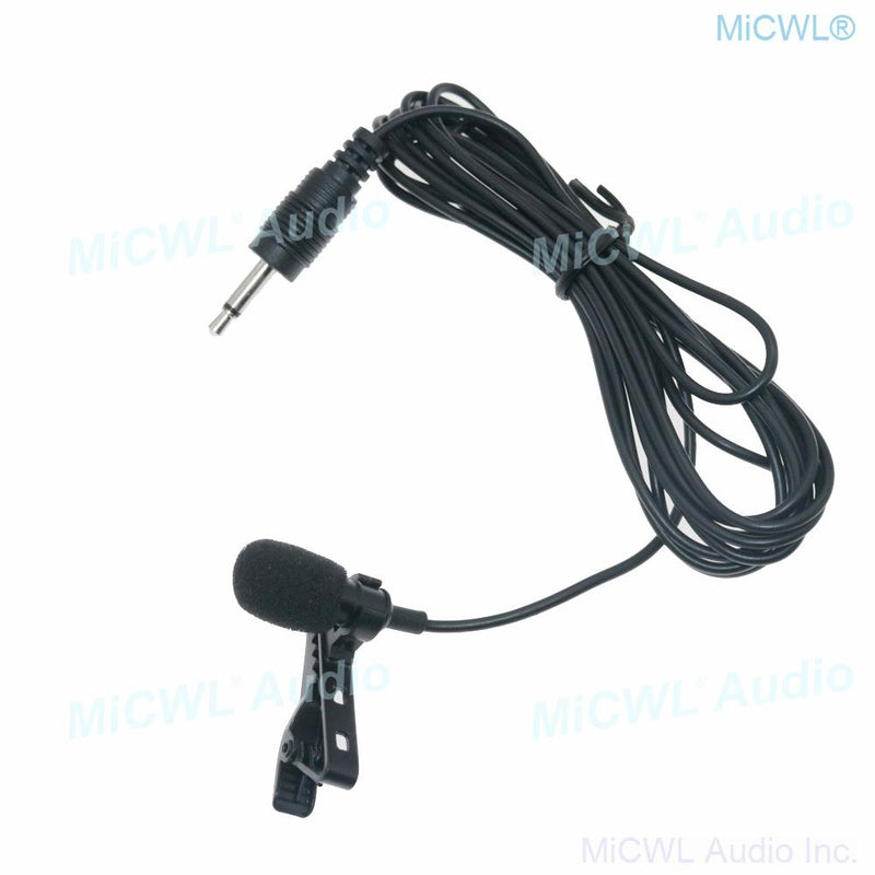 MiCWL T60 Best Tie Clip-On Lavalier Microphone For Sennheiser Shure AKG Audio-Technica MiPro Samson Wireless System 2m Cable