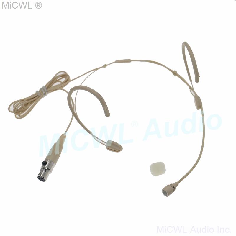 CS99 Beige High Quality Headset Omnidirectional Microphone Cardioid Microfone For Shure ULX SLX PGX QLX GLX UR24D Wireless TA4F