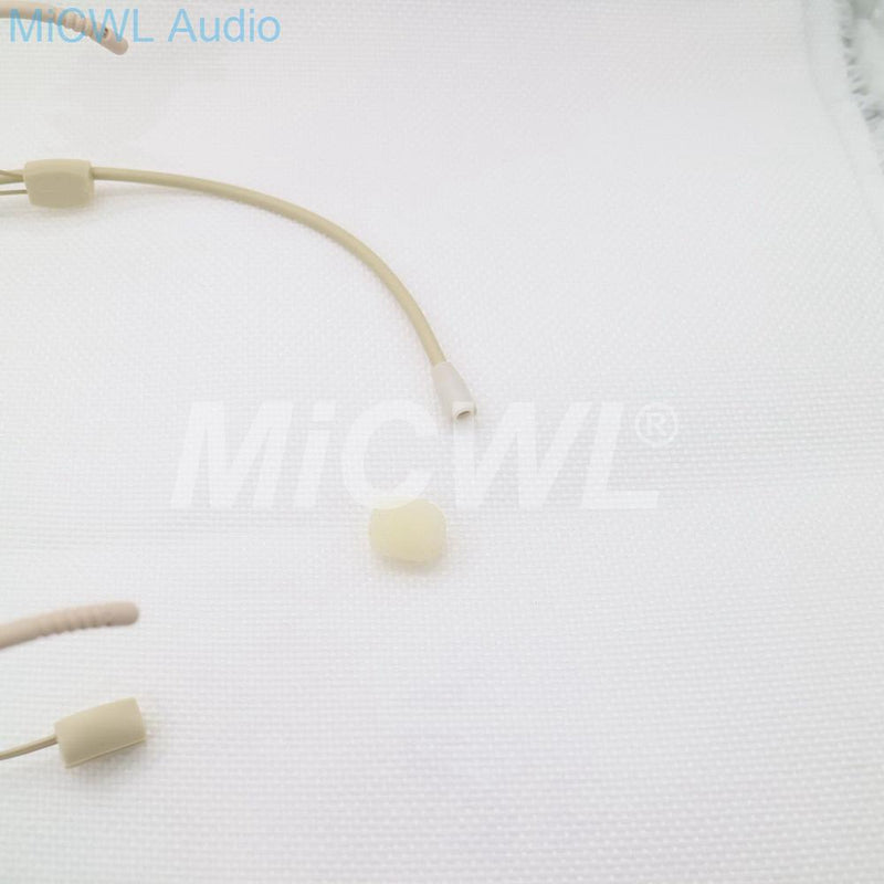 High-Quality Condenser Dual Hook Headset Microphone Omni-directional Headset Microphone For Sennheiser