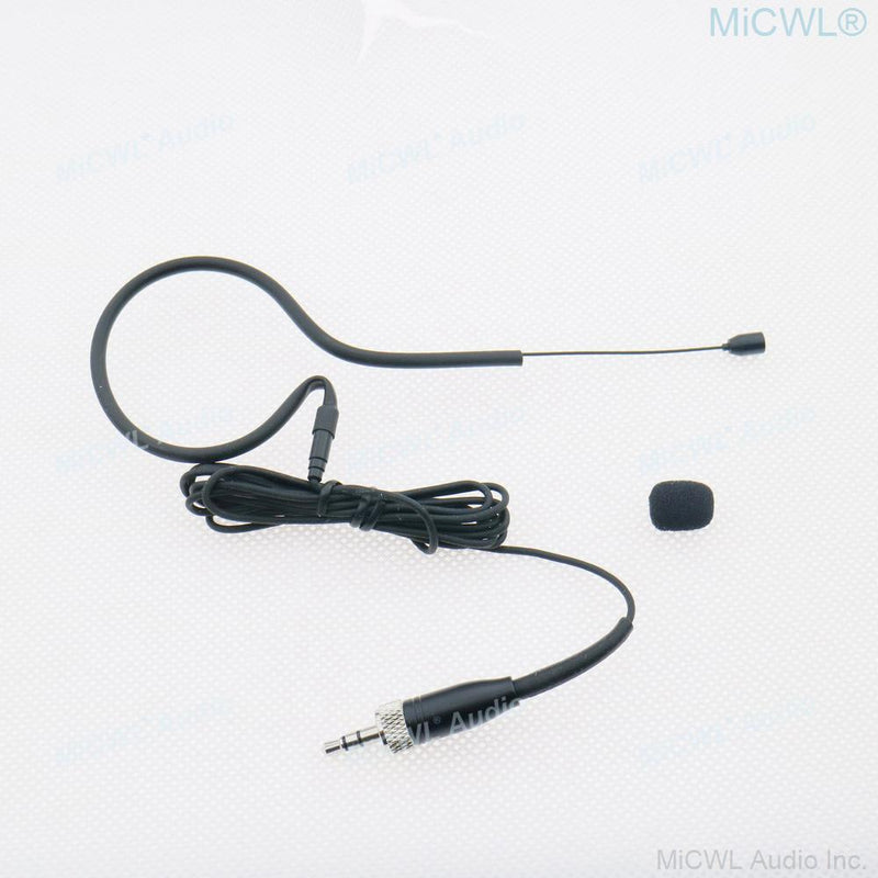 Black Single earset Headset Microphone For Sennheiser EM100 Wireless HeadMic BeltPack System All-Directional Mics