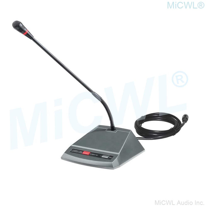 CCS200 Wired Table Gooseneck Conference Microphone System Meeting Room Solutions President Delegate Mics MiCWL A350M-A04