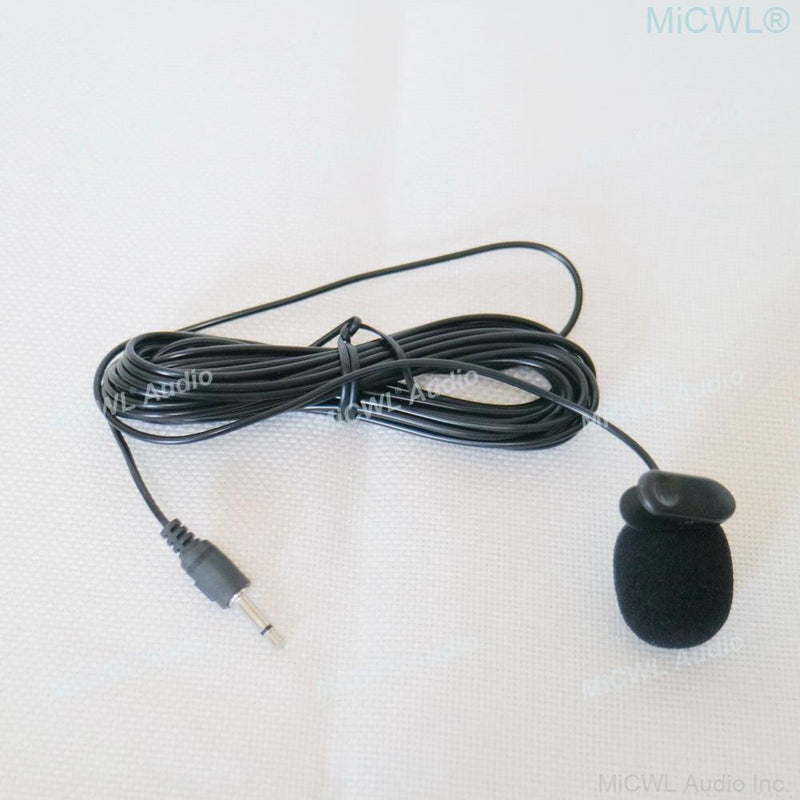 MiCWL A5 Music Instrument Microphones 3.5 mm To 6.5mm AA Battery Adapter Condenser Lavalier Lapel Mic Microfone 5m Cable