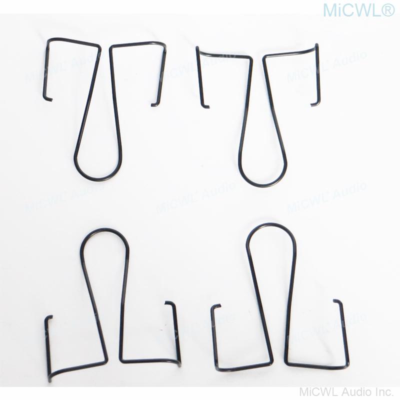 Replacement Belt Clip for Shure SLX PGX GTDAudio Wireless Bodypack Transmitter Clips 5pcs - MiCWL Audio Inc