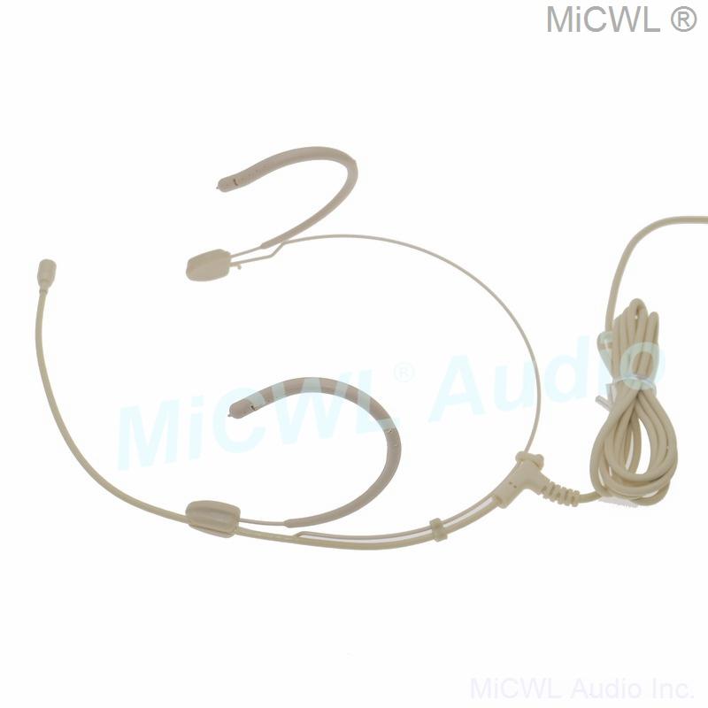 MiCWL C800 Headset Pro Microphone For AKG Samson Gemini Wireless BeltPack Mini XLR 3Pin TA3F Omnidirectional Mic