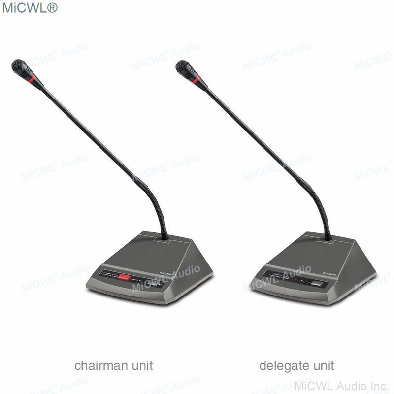 MXC600 Digital Desktop Gooseneck Microphone Meeting Room President Delegate Conference Discussing System MiCWL A351M-A3504 - MiCWL Audio Inc