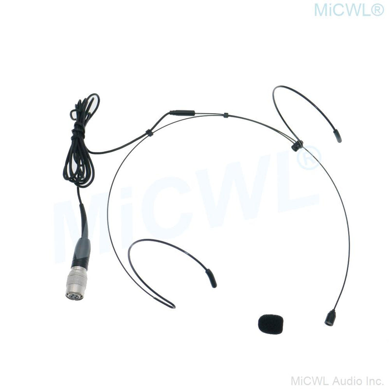 Professional Cardioid Lavalier Headset Microphone for Audio-Technica Wireless BodyPack System Omnidirectional HeadMic MiCWL