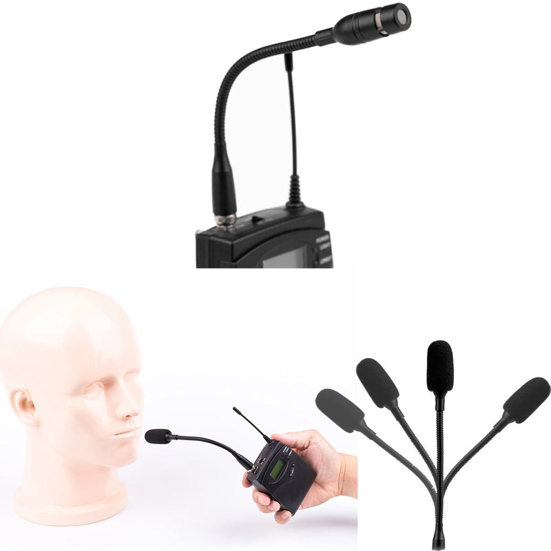 Portable Gooseneck Interview Microphone Music Instrument Cardioid Mic with TA3F TA4F mini 3.5mm Jack Connector