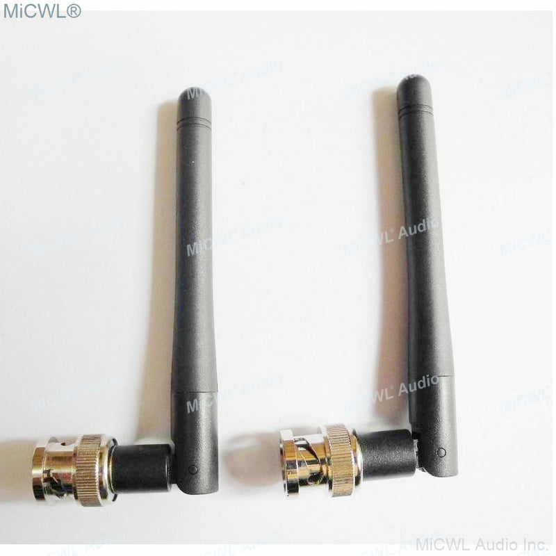 Pair BNC Antennas for Sennheiser EW EM 100 300 500 G1 G2 G3 G4 series and SR G1 G2 G3 G4 IEM G3 G4 Wreielss Receiver Host