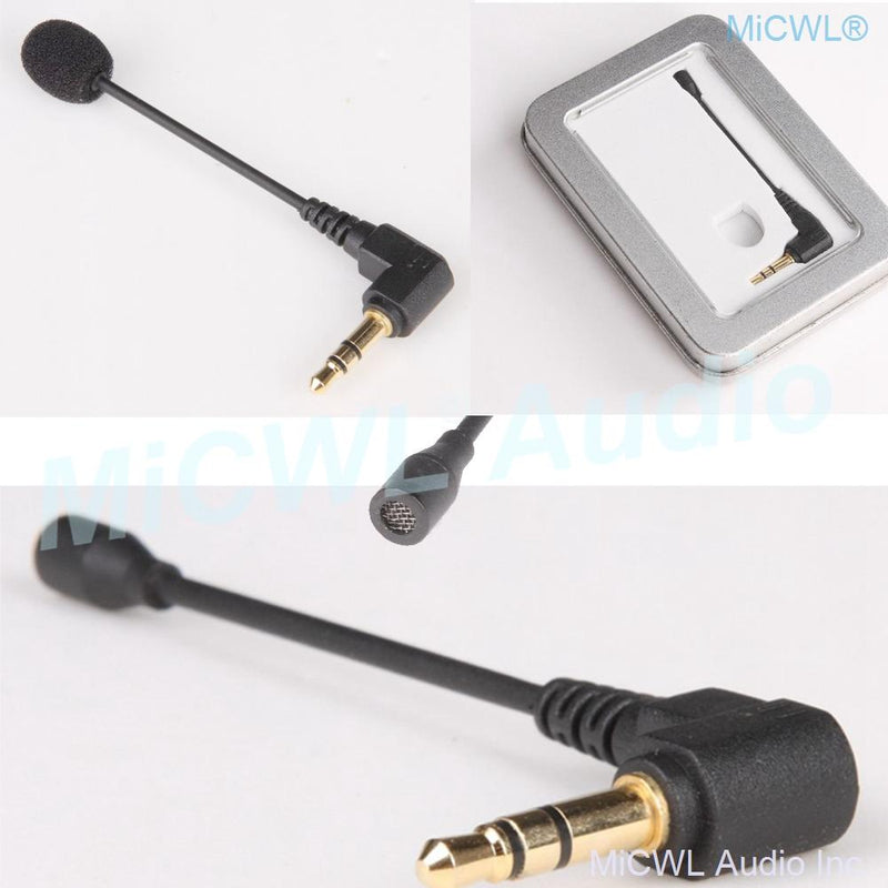 Mini Metal Microphone 3.5mm Jack Lavalier Microphone Mini Audio Mic for Computer Laptop with Box