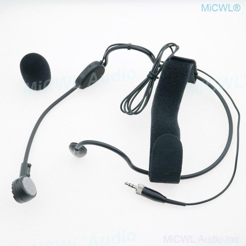 MiCWL ME3 Wireless Dynamic Head wear Microphone for Sennheiser ew100 ew300 ew500 MKE3 Headset System - MiCWL Audio Inc