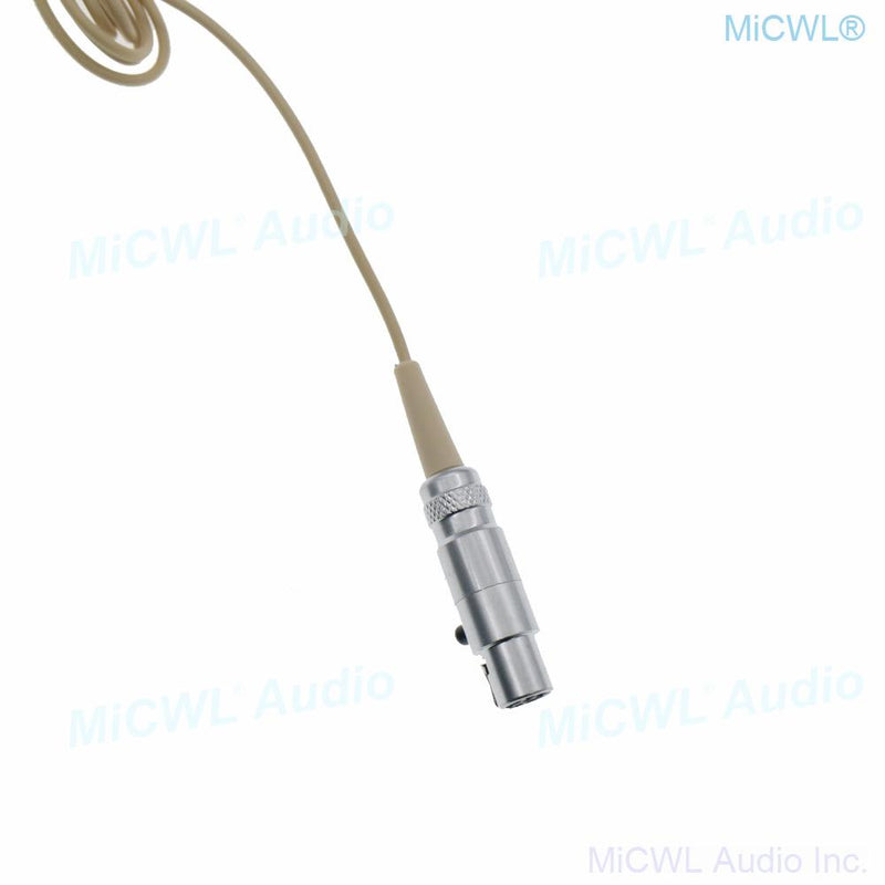 CS90 Beige Cardioid Headset Microphone for AKG Samson Gemini Wireless BeltPack Karaoke Sing Stage TA3F Mini XLR 3Pin