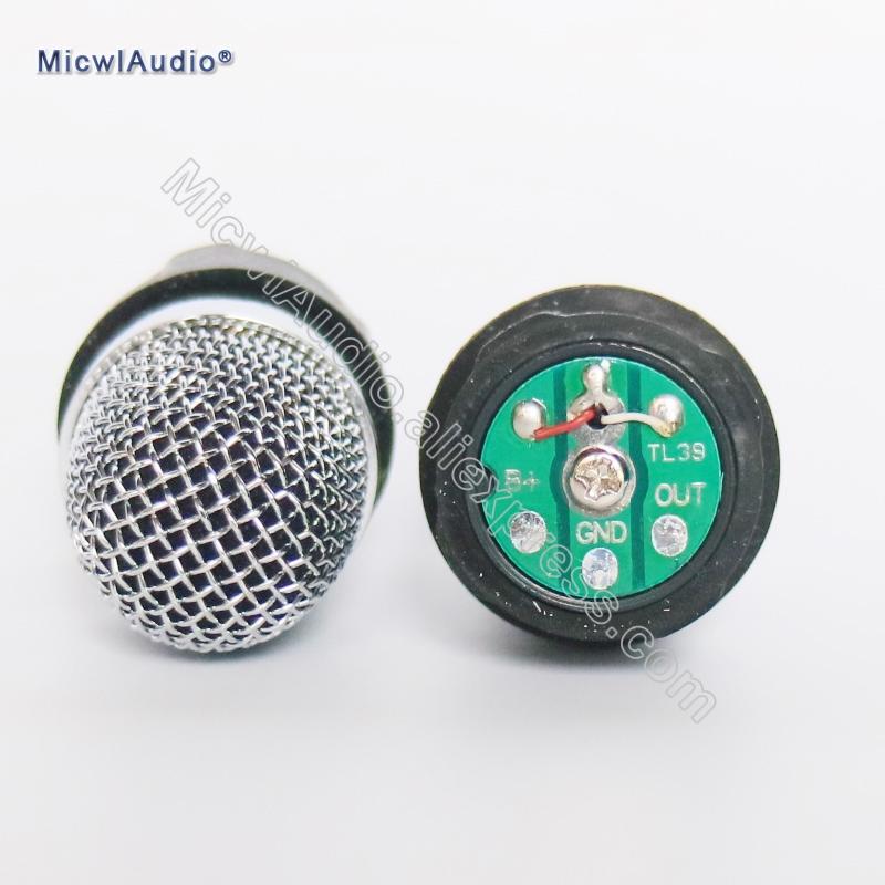 Metal Capsule Cardioid Condenser TL39 Microphone Core for Recording Singing Vocal capsule Cartridge Clear Sound