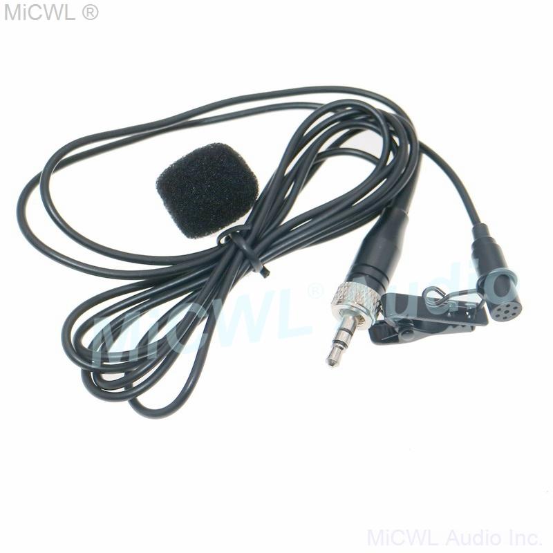 Black ME2 Clip-On Lavalier Microphone for Sennheiser G2 G3 G4 Wireless BeltPack Transmitter 3.5mm Stereo Lock