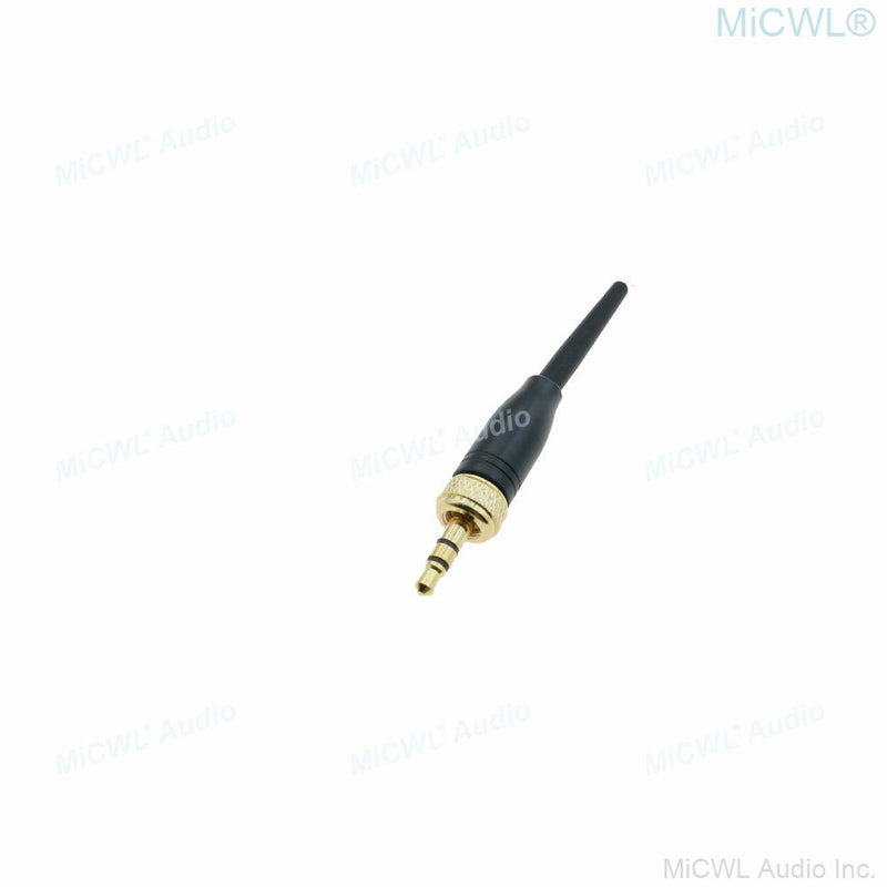 Replaceable plugs Golden 3.5mm Sterel Lock for Sony D11 V1 Sennheiser SL HeadMic MKE ME2 ME4 HSP2 Microphones Spare Connector