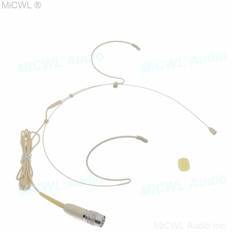 ATW2000 Double ear hook Headset Microphone For Audio Technica BeltPack Transmitter System