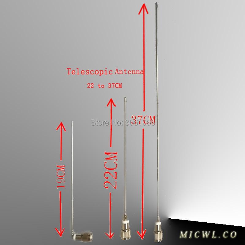 BNC Bayonet and TNC Screw Rubber Antennas Two Style For UHF Microphones