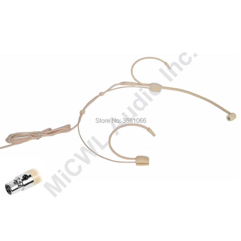 New 2019 arrival Dual Ear Hook Mic Headworn Headset Head Microphone For Shure Sennheiser AKG Audio Technica XLR 3PIN TA3F