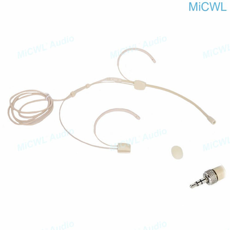 Skin Beige Color Headset Head Wearing Microphone For Sennheiser G2 G3 G4 Wireless Beltpack System