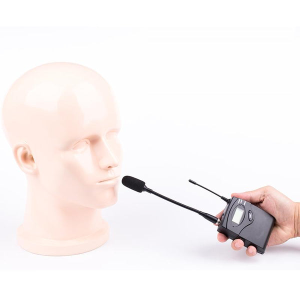 Portable Gooseneck Interview Music Instrument Cardioid Microphone For Sennheiser BodyPack Transmitter