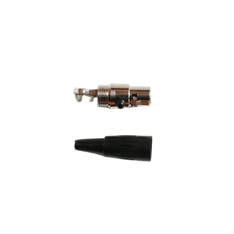 DIY Weld Spare Parts TA4F Mini 4Pin XLR TA3F Connector for Shure EV MiPro AKG Samson Microphones 5pcs