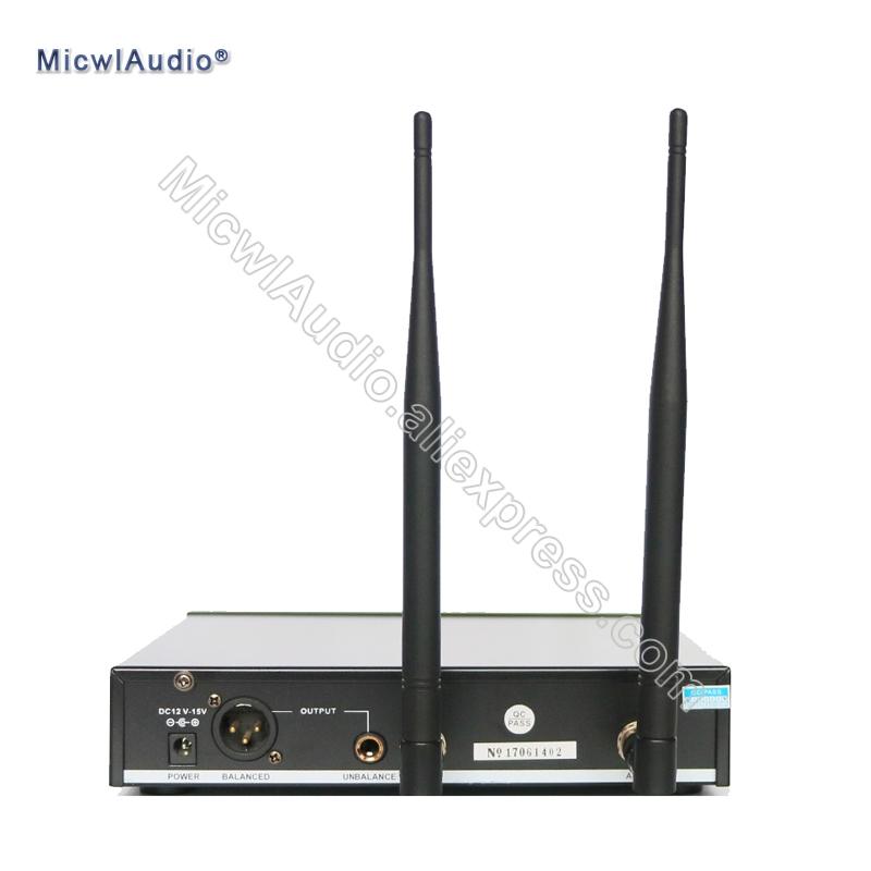 Stage Performance Wireless Microphone UHF System Transmitter Sets With Handheld Headset Lavaliver Musical Instrument ForBodypack