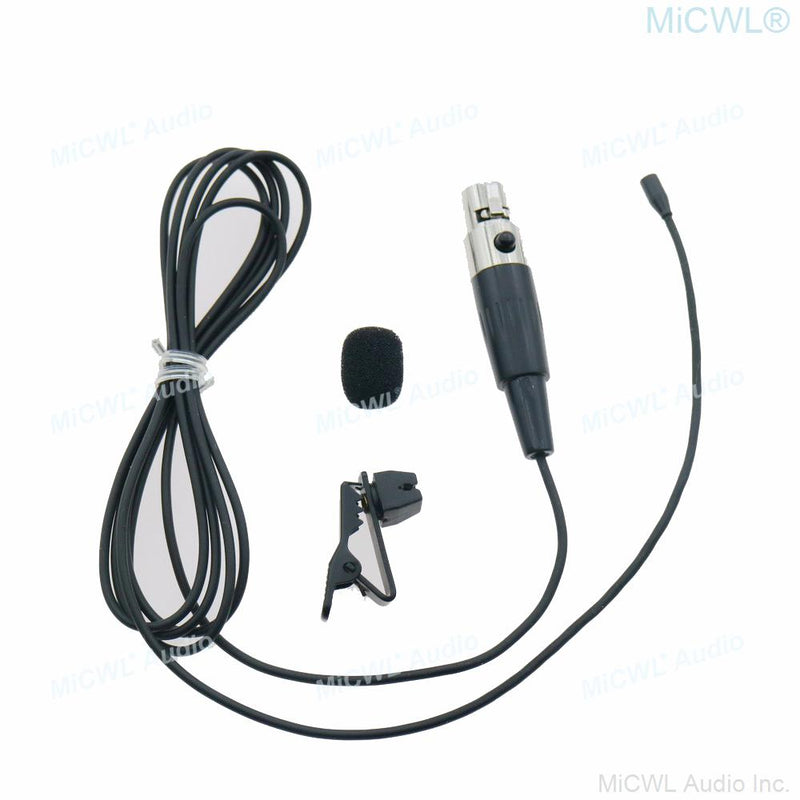 Super Miniature Hidden Clip-On Lavalier Microphones For Shure ULX SLX PGX GLX QLX KCX Wireless Mic System Mini TA4F