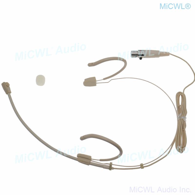 New Generation Unidirectional Earset Headset Microphone For Shure Wireless BeltPack Transmitter Cardioid Mic TA4F mini