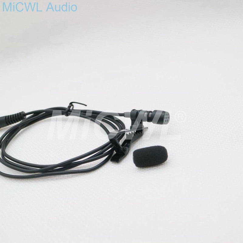 Omni-directional Lavalier Lapel Microphone Collar Clip Tie Condenser Conference  For Sennheiser Shure AKG Audio Technica