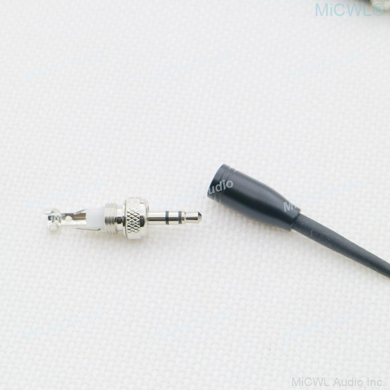 Metal 3.5mm 1/8" Stereo Screw Lock Connector Microphone Adapter Plugs For Sony Sennheiser Headset Lavalier Lapel Parts