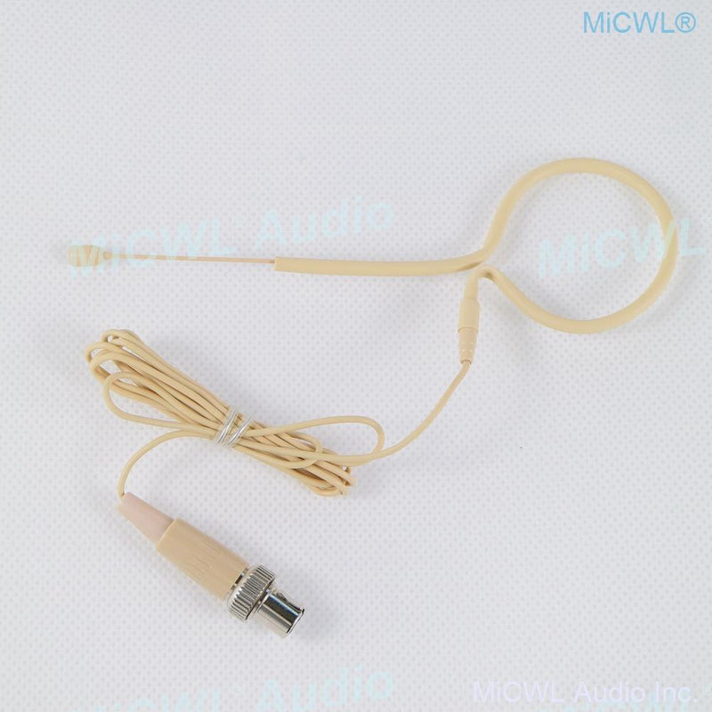 High Quality Beige Black Headset Microphone For MiPro Audio Wireless earset Mics System 4Pin mini Lock