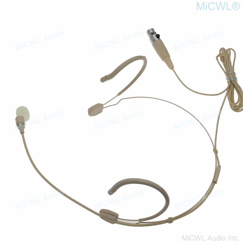 MiCWL M20 New Updated Version Cardioid Headset Microphone For Shure Wireless BeltPack Transmitter XLR 4Pin Mini Connector